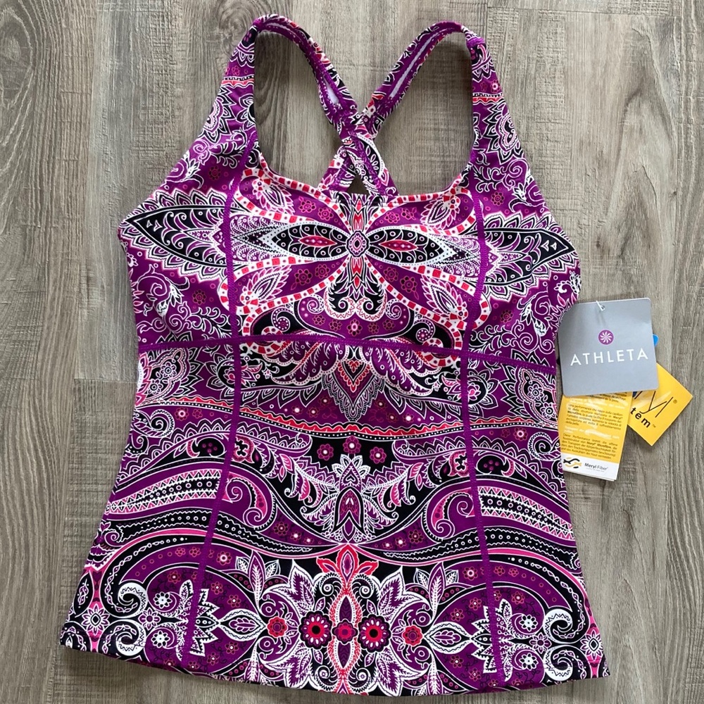 Athleta Point Break Shoreside Tankini Top …